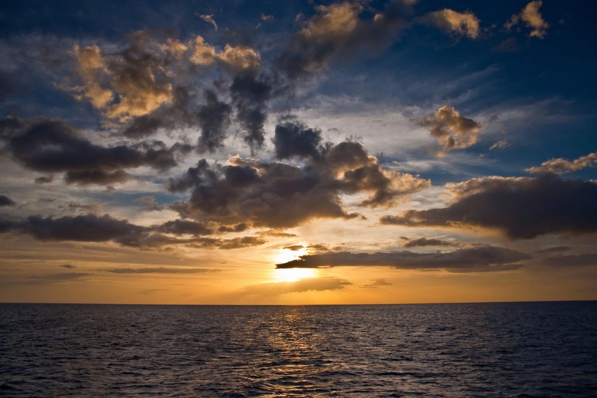 Coucher-de-soleil-guadeloupe-Climat