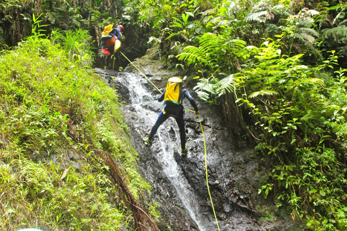 Rappel-Tropicanyon-Martinique