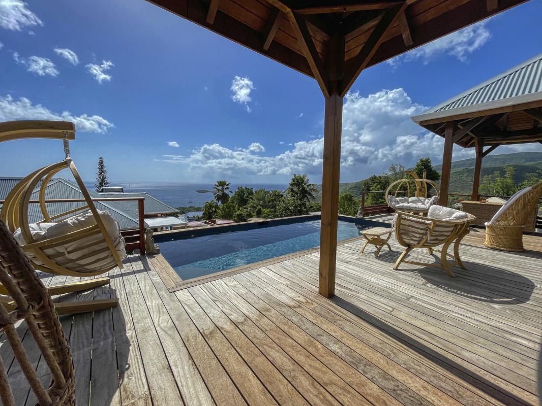 Location Villa 3 chambres Bouillante Guadeloupe-terrasse