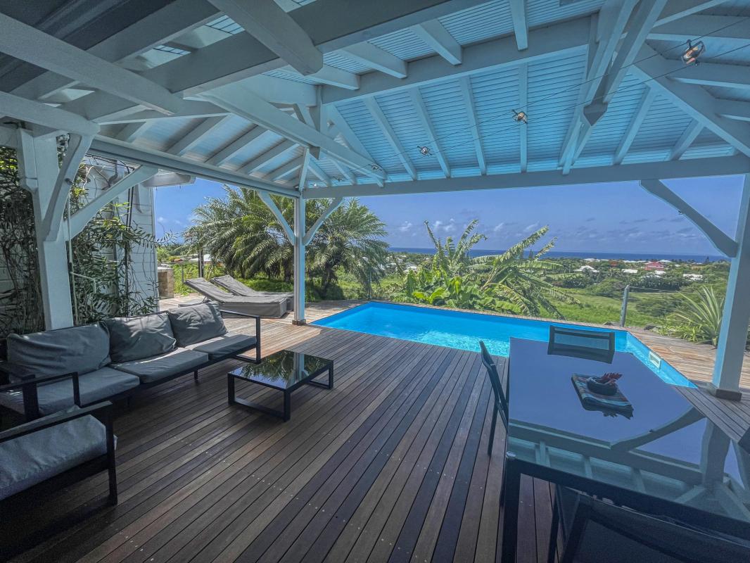 Location villa Guadeloupe Saint François - Villa 2 chambres 4 personnes - tout confort piscine vue mer