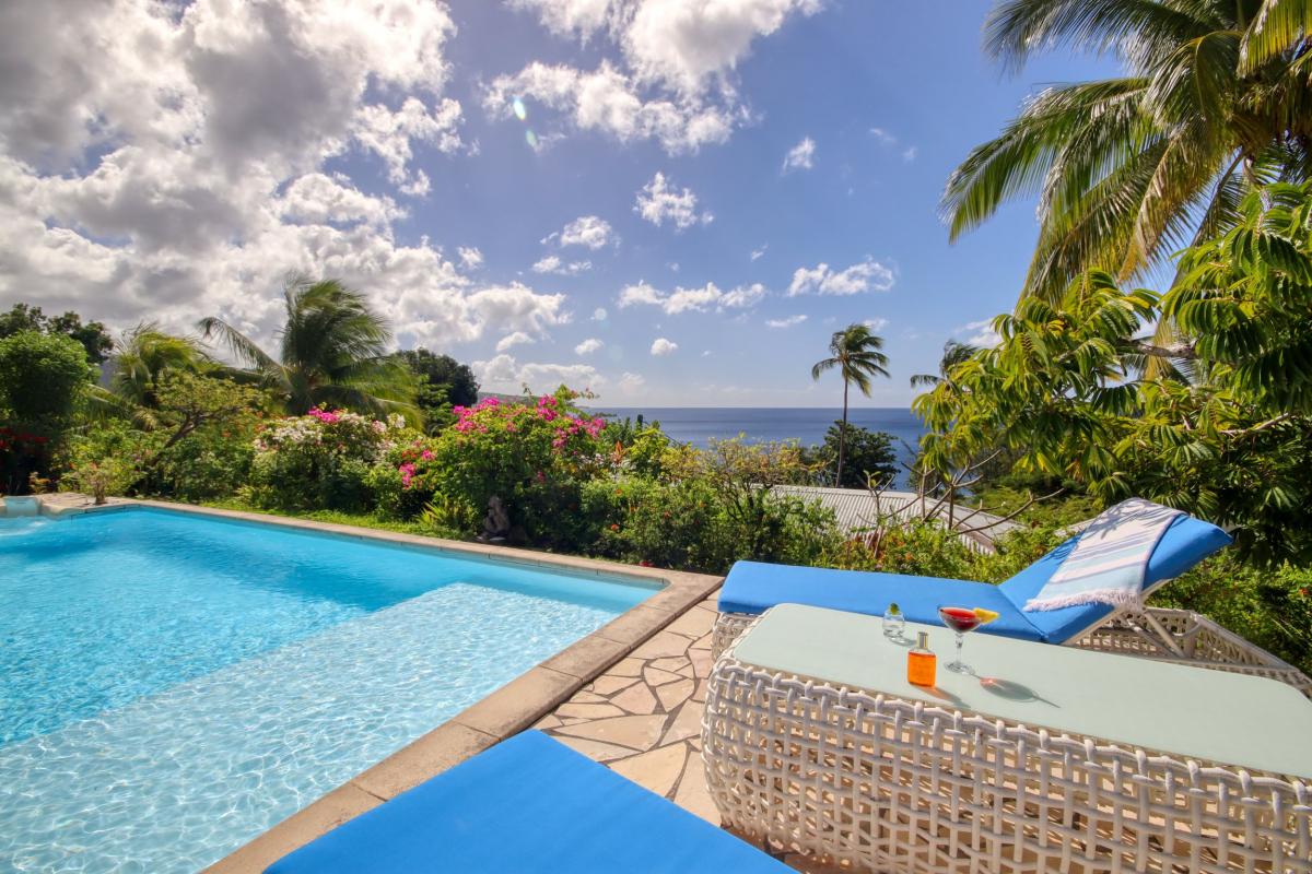 location de villa 4 personnes Martinique vue mer 
